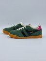 elan nubuck vert/noir/fuschia