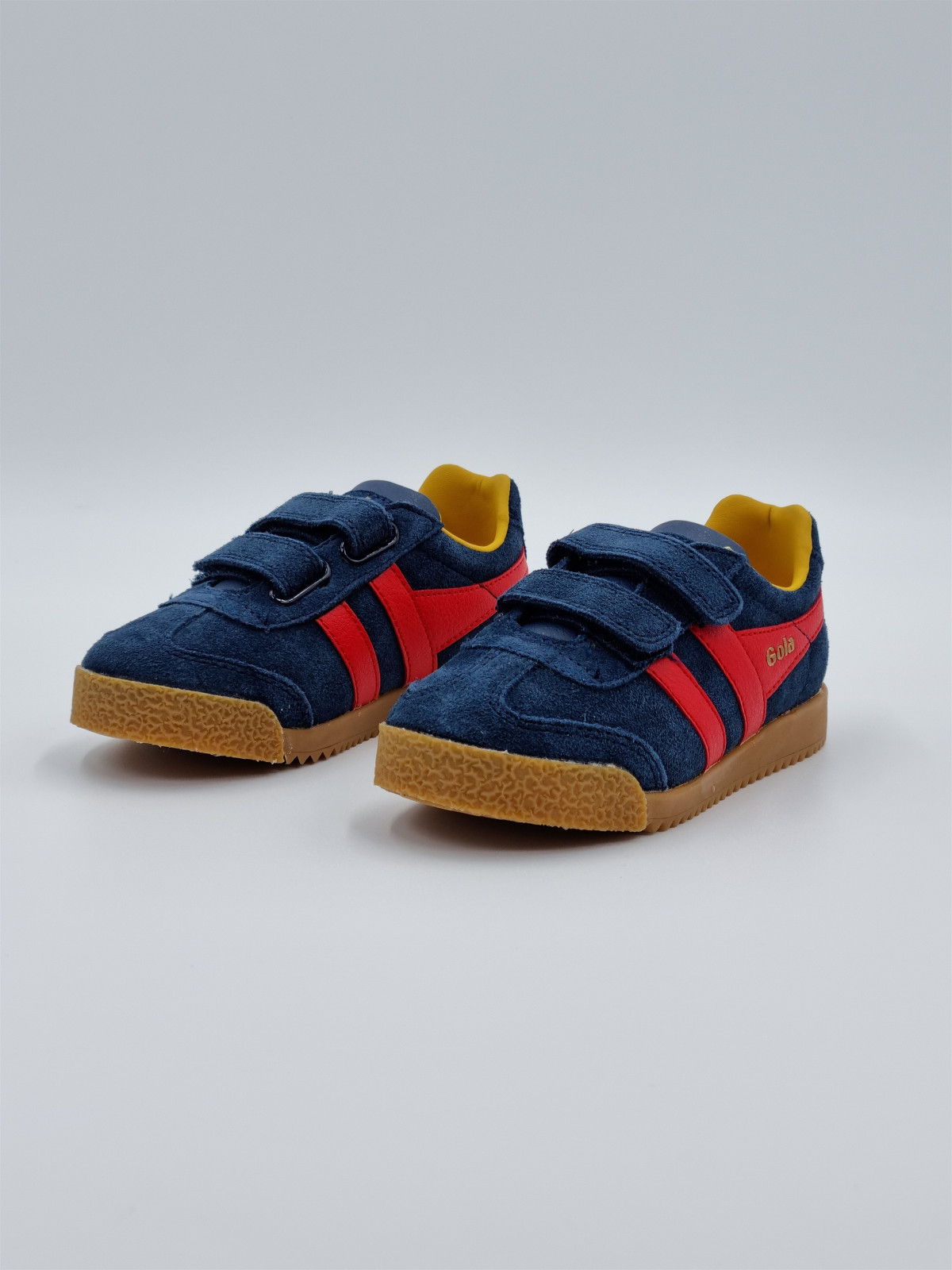 harrier strap nubuck bleu/rouge