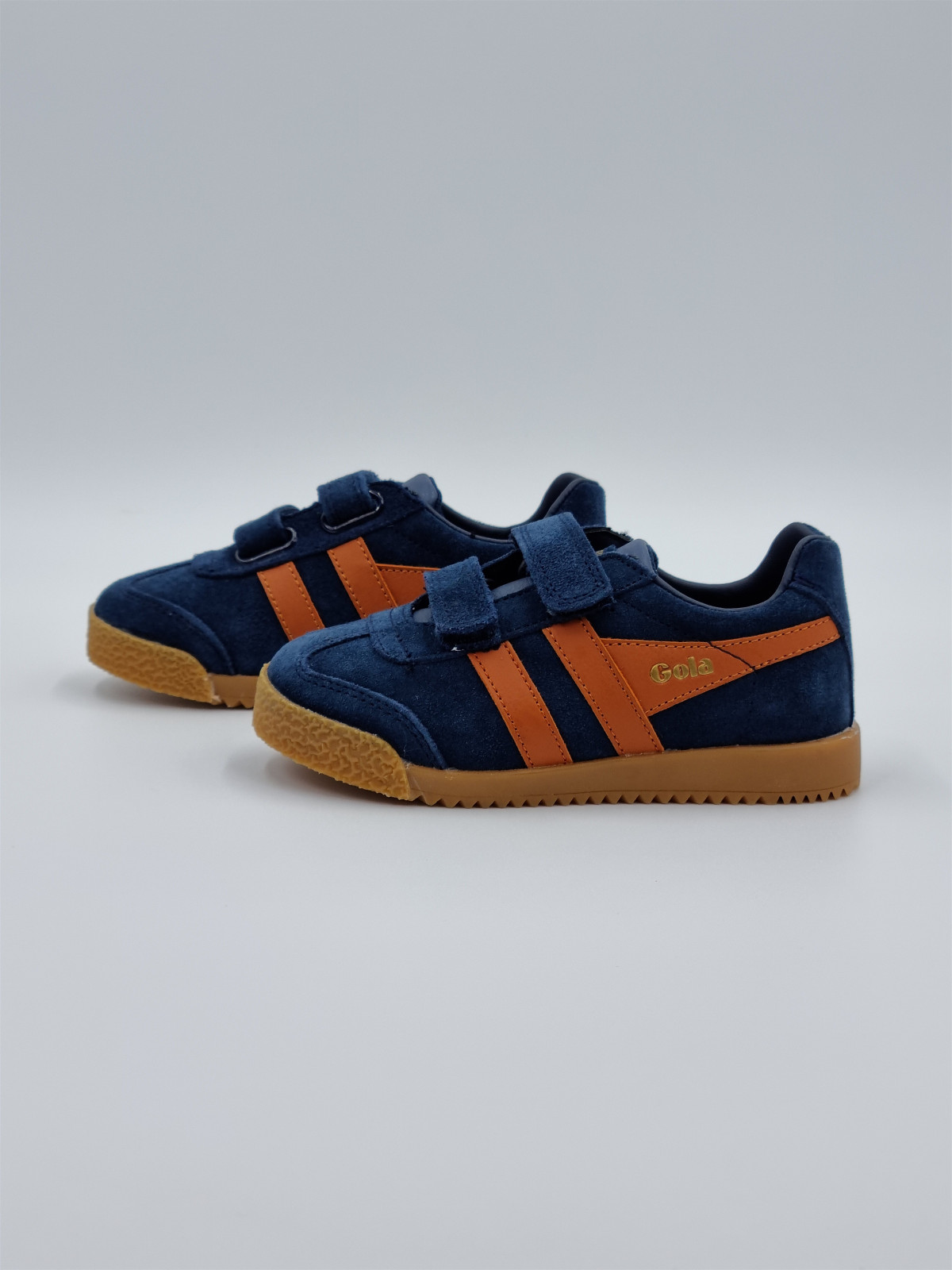 harrier strap nubuck bleu/orange