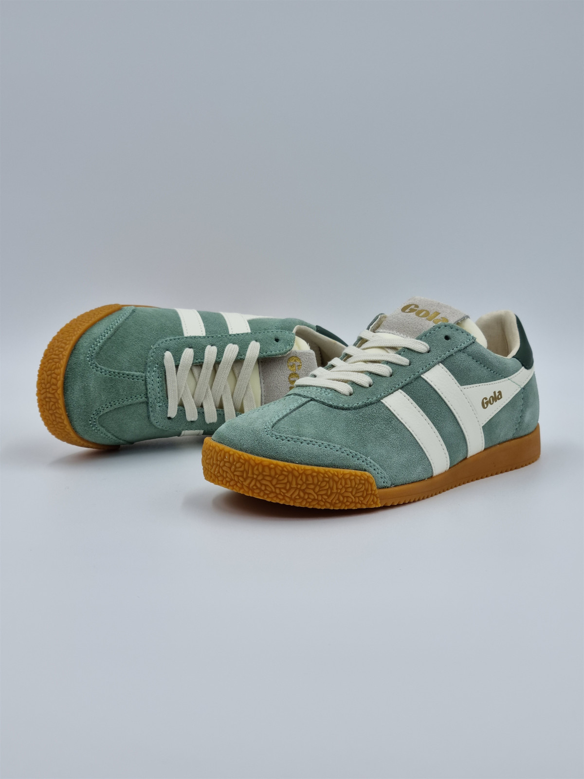 elan nubuck sage/blanc