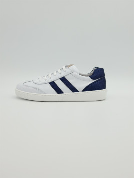 24810s cuir bianco/blue
