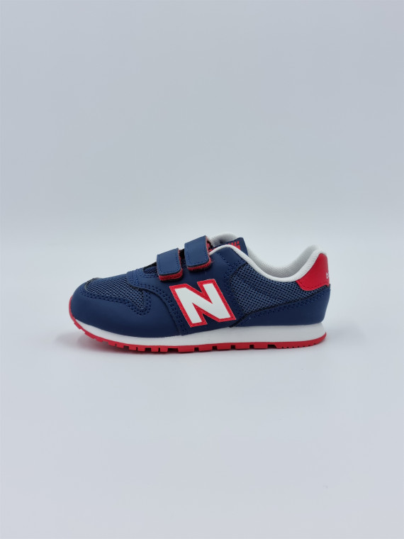 500 hook & loop textile bleu/rouge