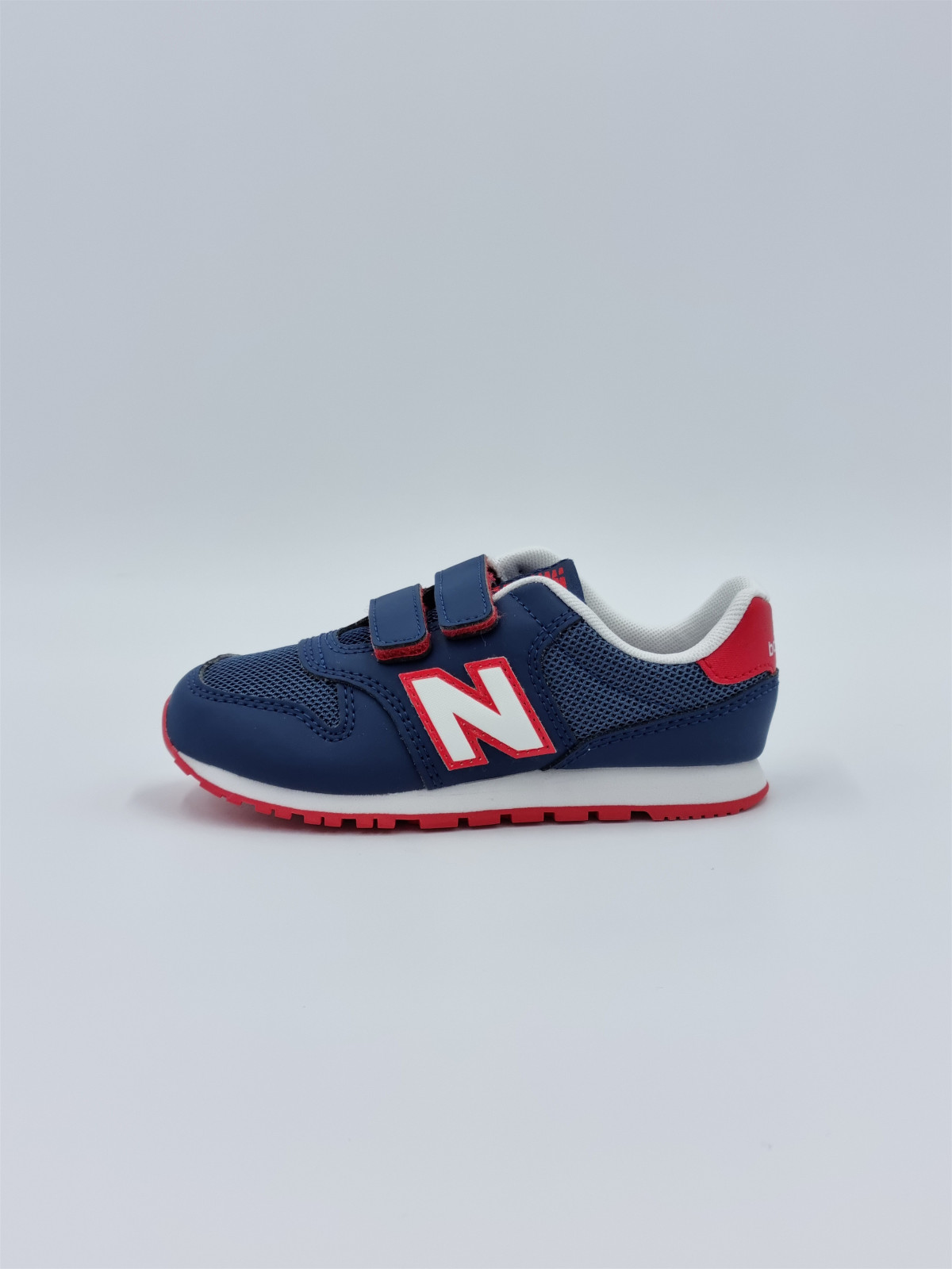 500 hook & loop textile bleu/rouge