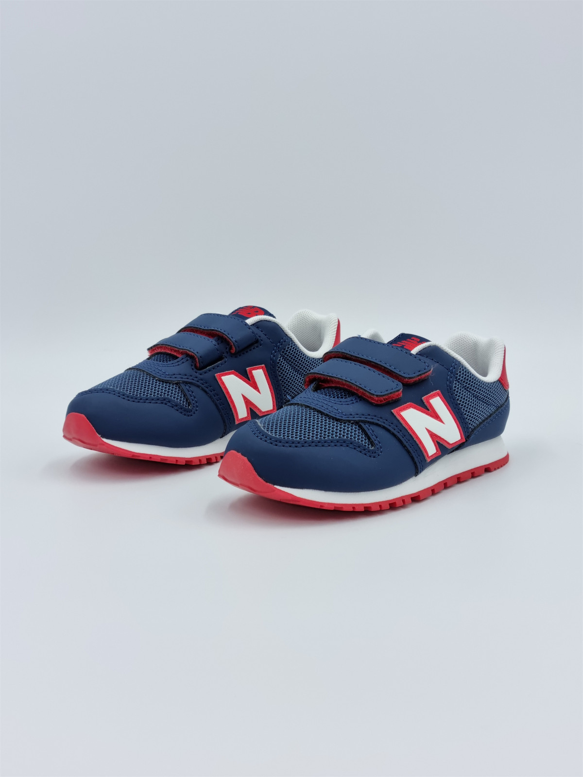 500 hook & loop textile bleu/rouge