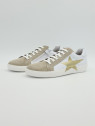 24848 cuir/nubuck bianco/platino