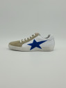 24848 cuir/nubuck bianco/royal