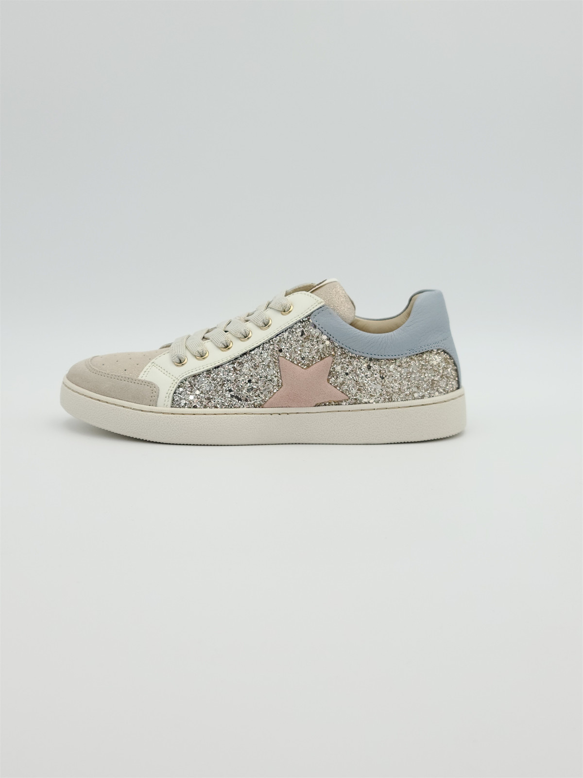 Ravid cuir ivor/platine