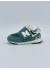 574 hook & loop. textile/nubuck vert