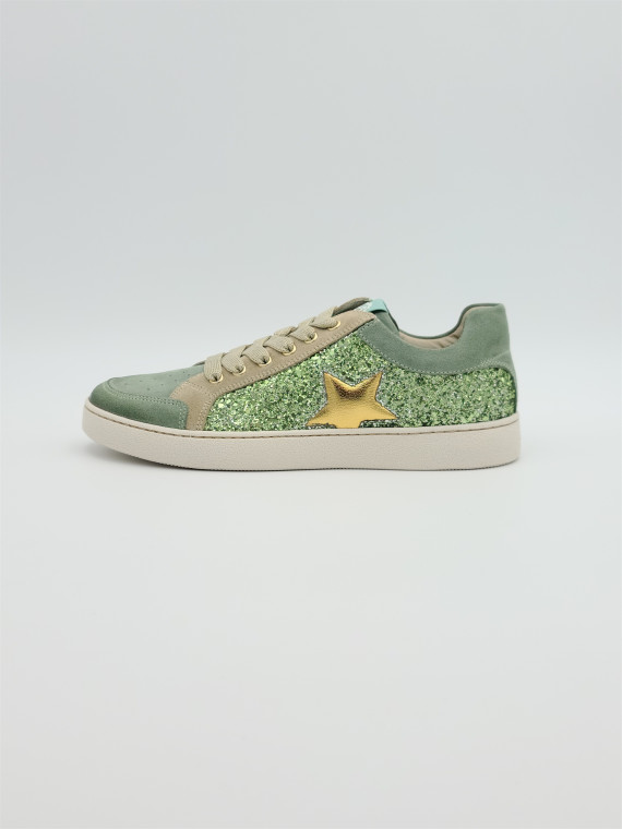 ravid j cuir/glitter oxide/gold