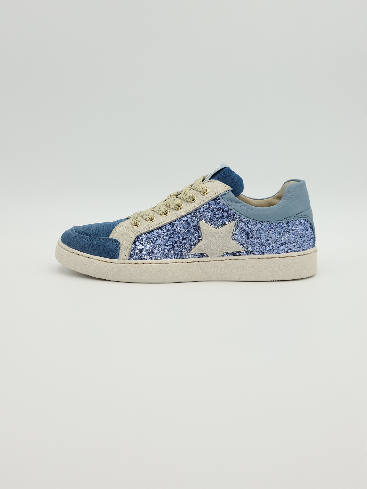 ravid j cuir/glitter azure/ivor