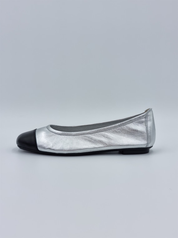 halcine eclat/cuir argent