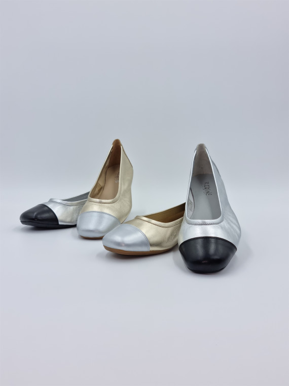 halcine eclat/cuir argent