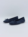 harmony. cuir velours bleu