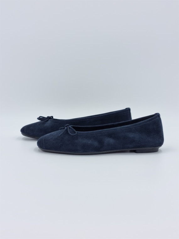 harmony. cuir velours bleu