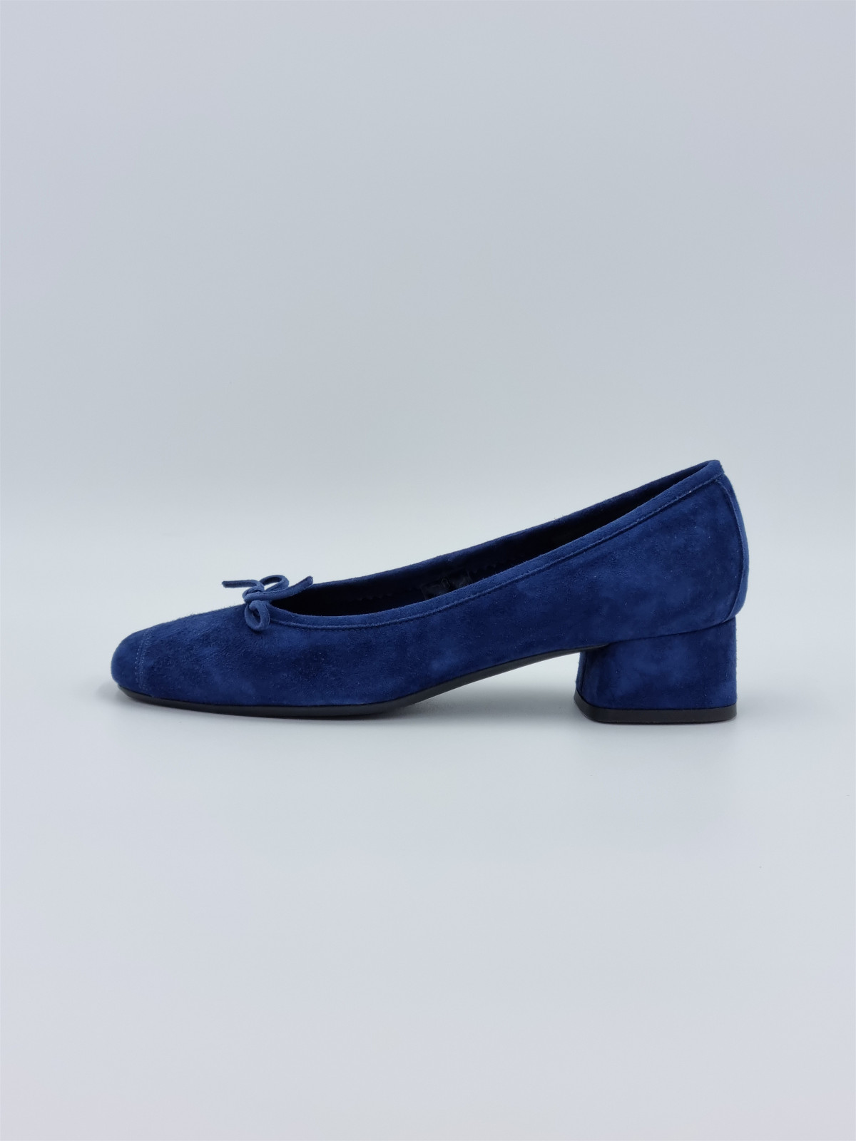 kyriel cuir velours bleu