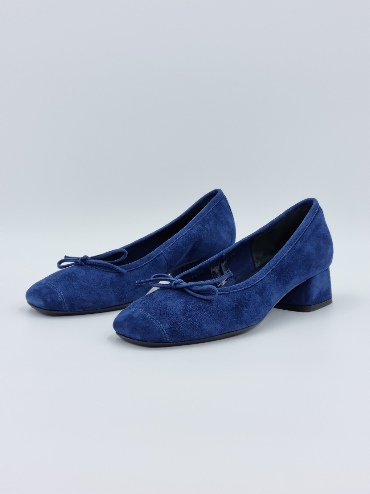 kyriel cuir velours bleu