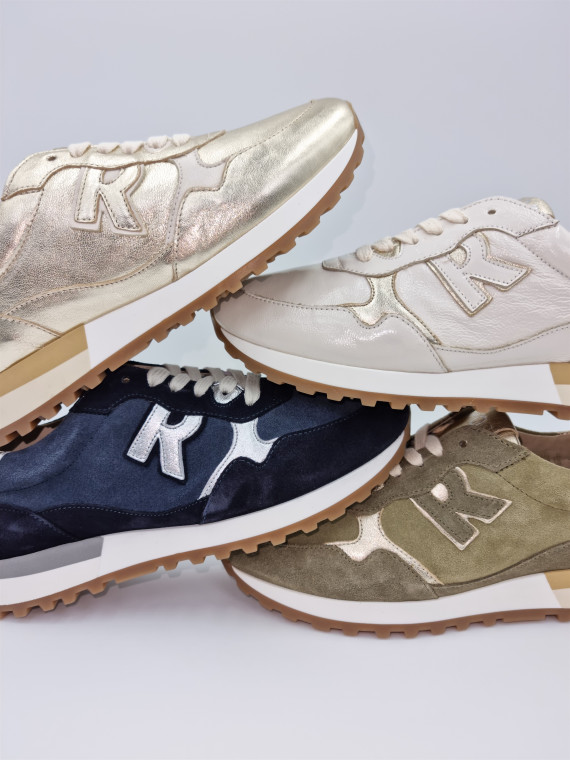 mania cuir/velours kaki