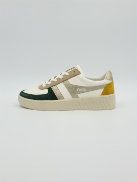 grandslam quad cuir o.wht/evergreen/gold/sun