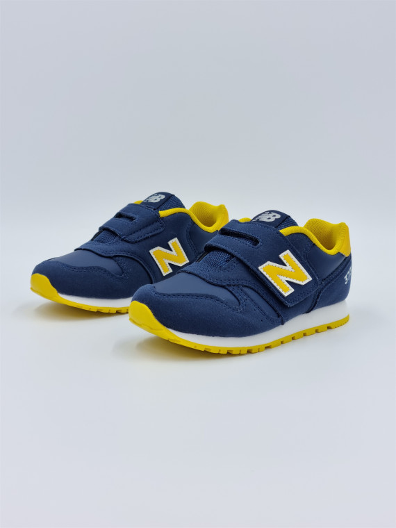 373 hook and loop nubuck/mesh bleu