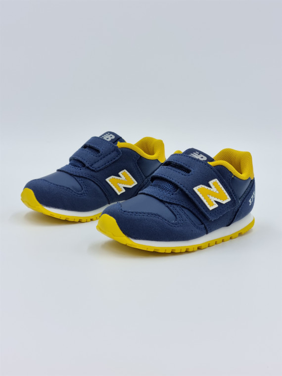 373 e hook and loop nubuck/mesh bleu