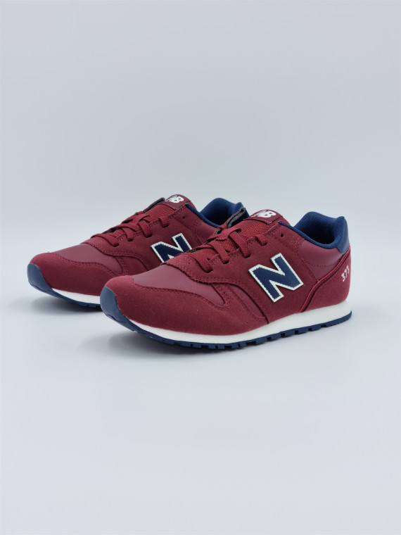 373 lace nubuck/mesh rouge