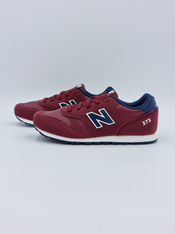 373 lace nubuck/mesh rouge