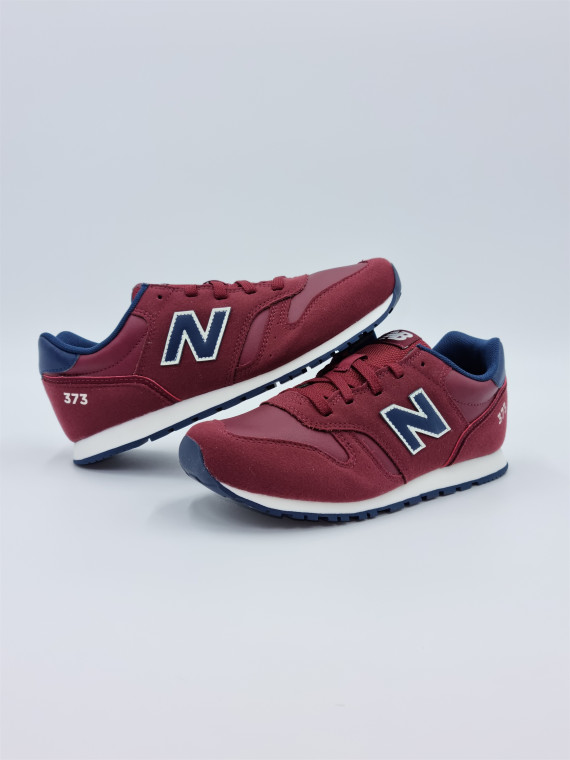 373 lace nubuck/mesh rouge