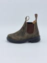 kids chelsea boots cuir rustic brown