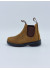 kids chelsea boots cuir saddle brown