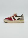 raven nubuck/mesh/cuir raspberry/khaki/feather grey