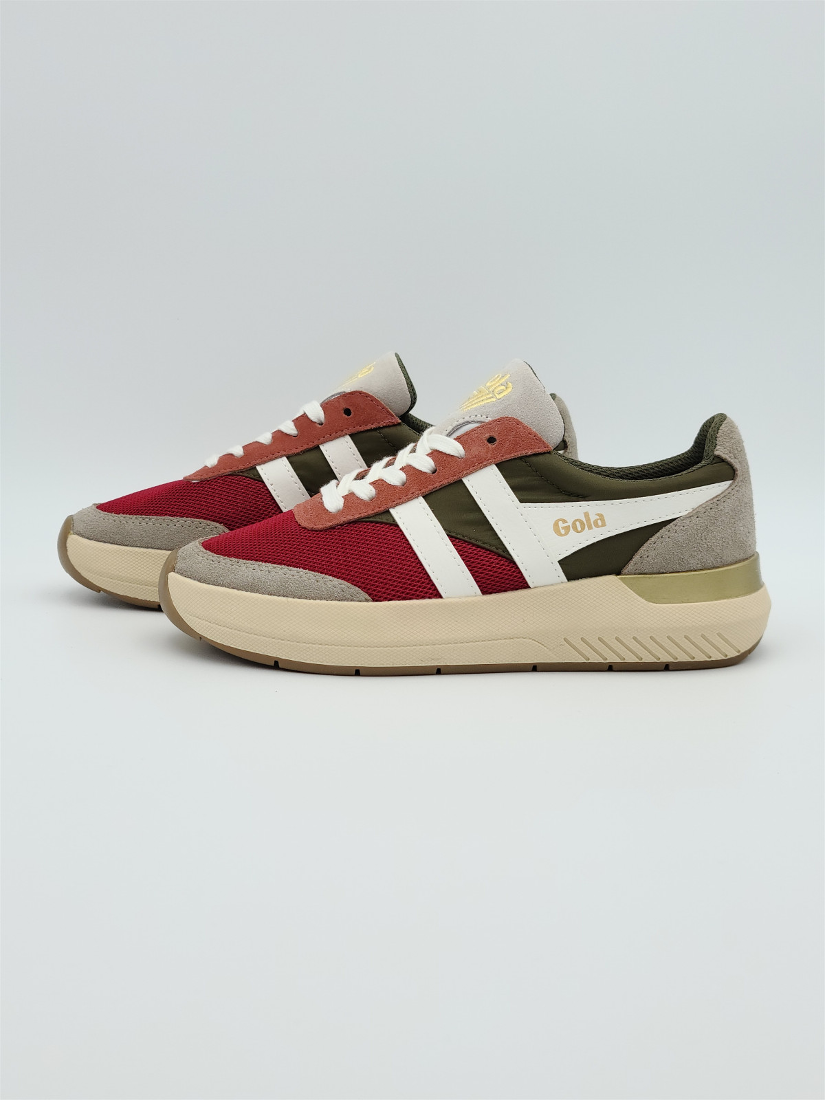 raven nubuck/mesh/cuir raspberry/khaki/feather grey