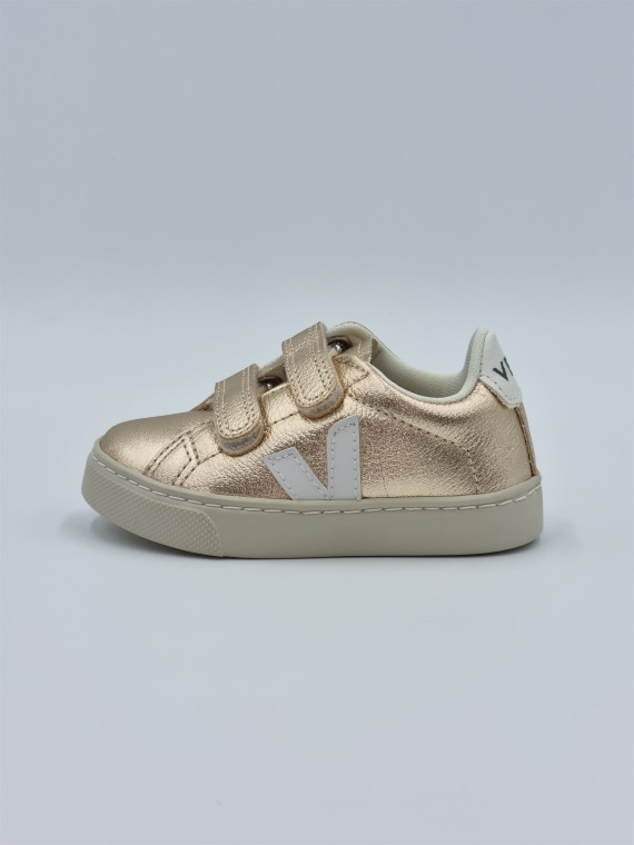 esplar velcros textile platine/white.