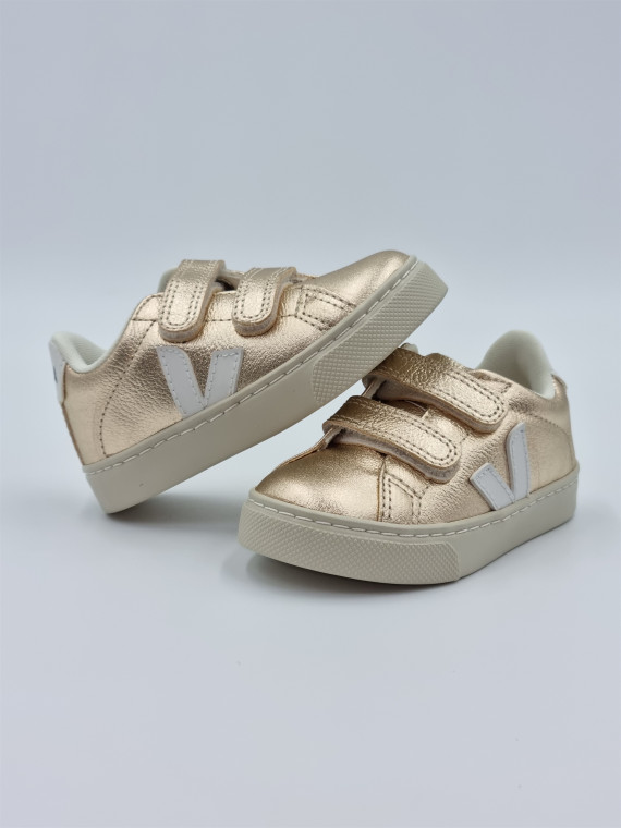 esplar velcros textile platine/white.