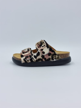 noelle chunky cuir pony multicolore