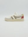 grandslam trident cuir white/bone/flax