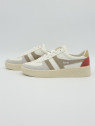 grandslam trident cuir white/bone/flax