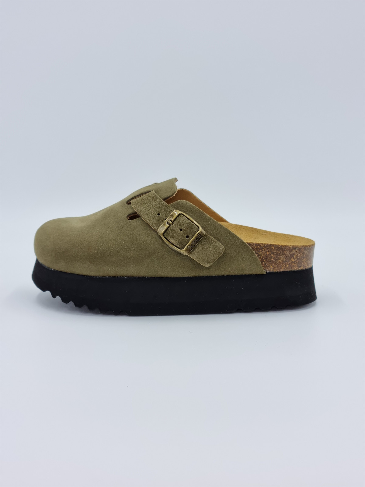 justine suede kaki