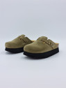 justine suede kaki