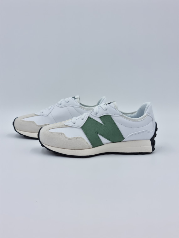 327 j nubuck/mesh blanc