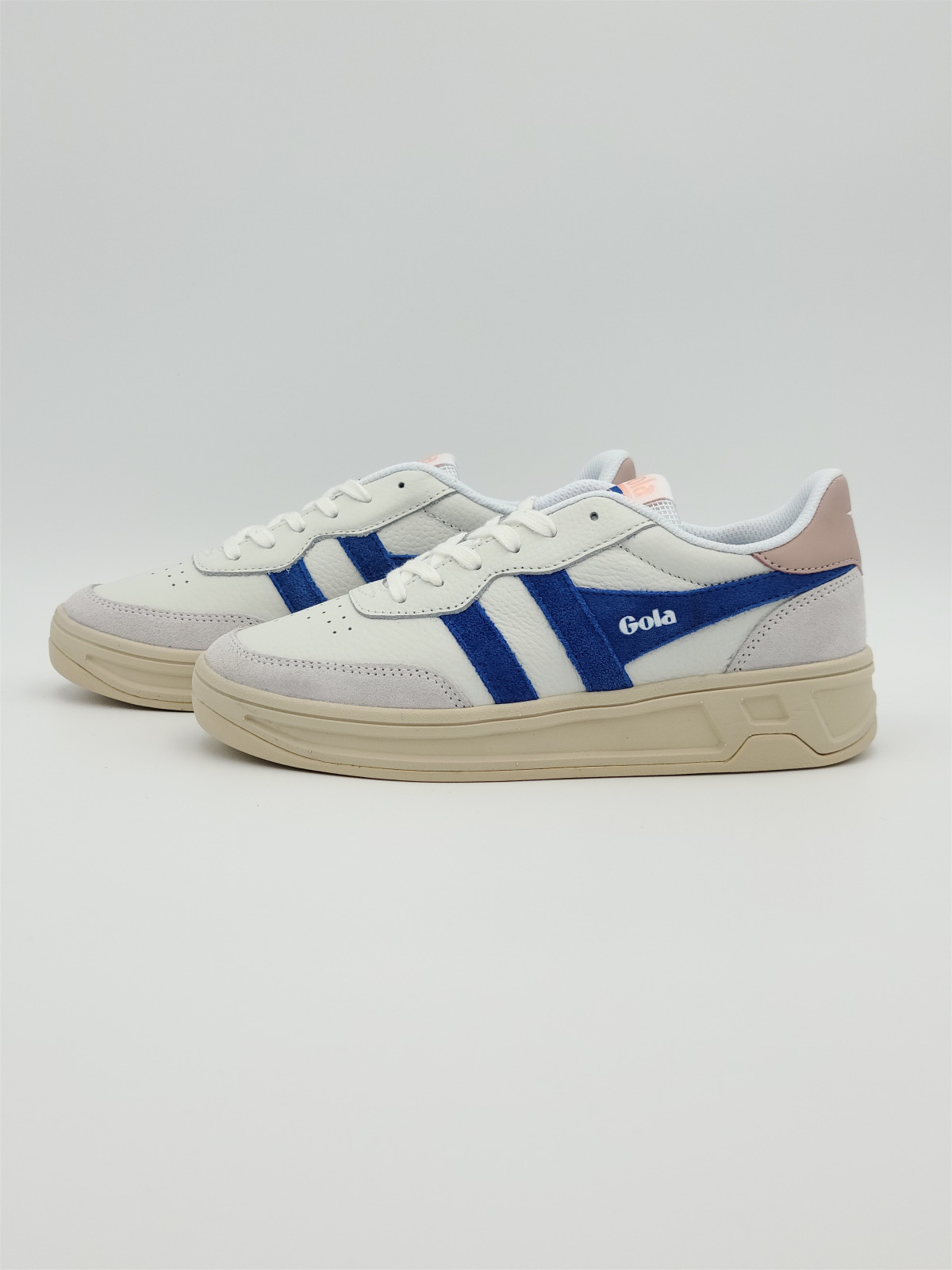 topspin cuir white/sapphire/chalk pinkpink