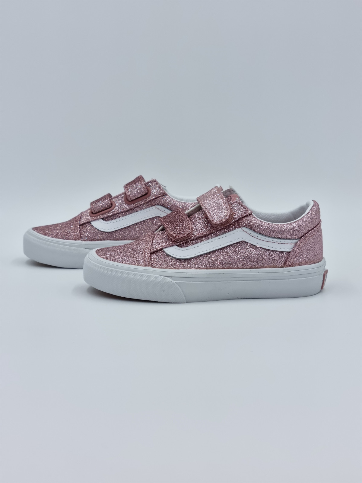 old skool v. glitter rose gold