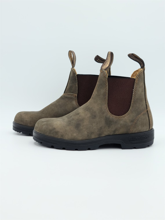 chelsea boots cuir 585 brown rustic
