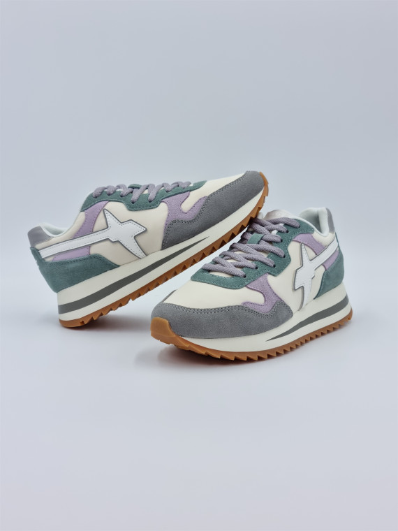tally-j nubuck/textile gris