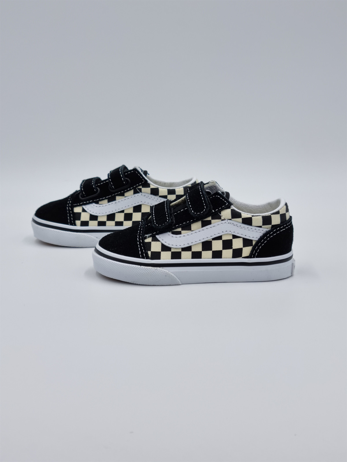 old skool v. nubuck/textile primary check blk/white