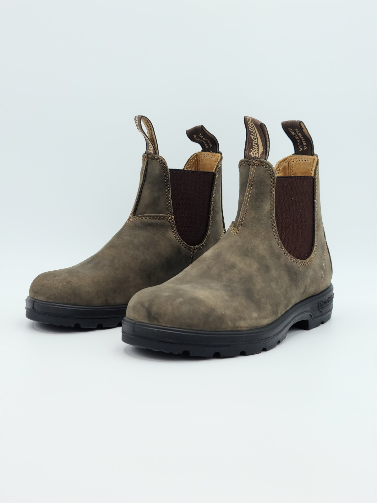 chelsea boots cuir 585 brown rustic