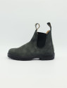 chelsea boots cuir 587 black rustic