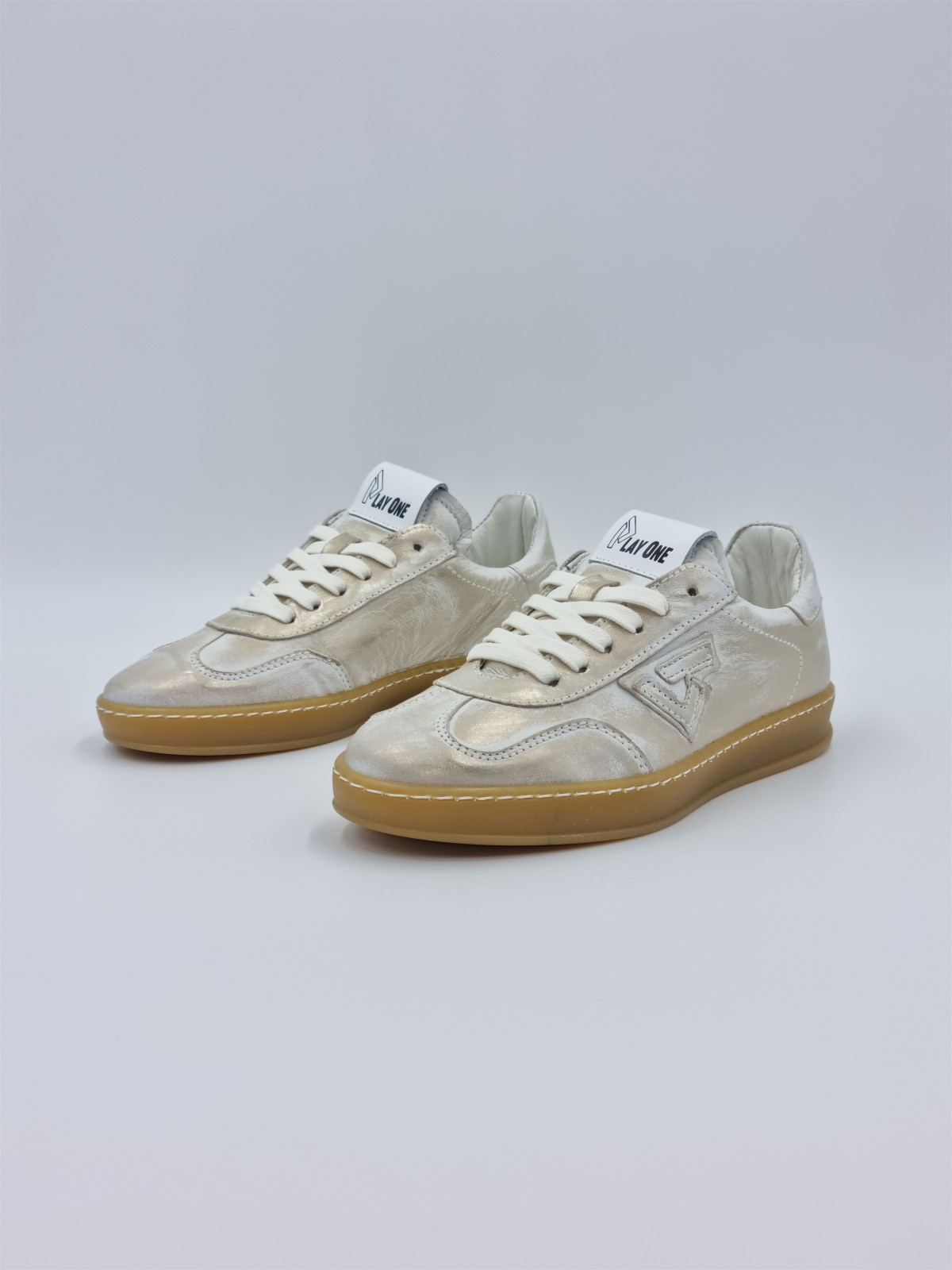 bolt cuir or délavé