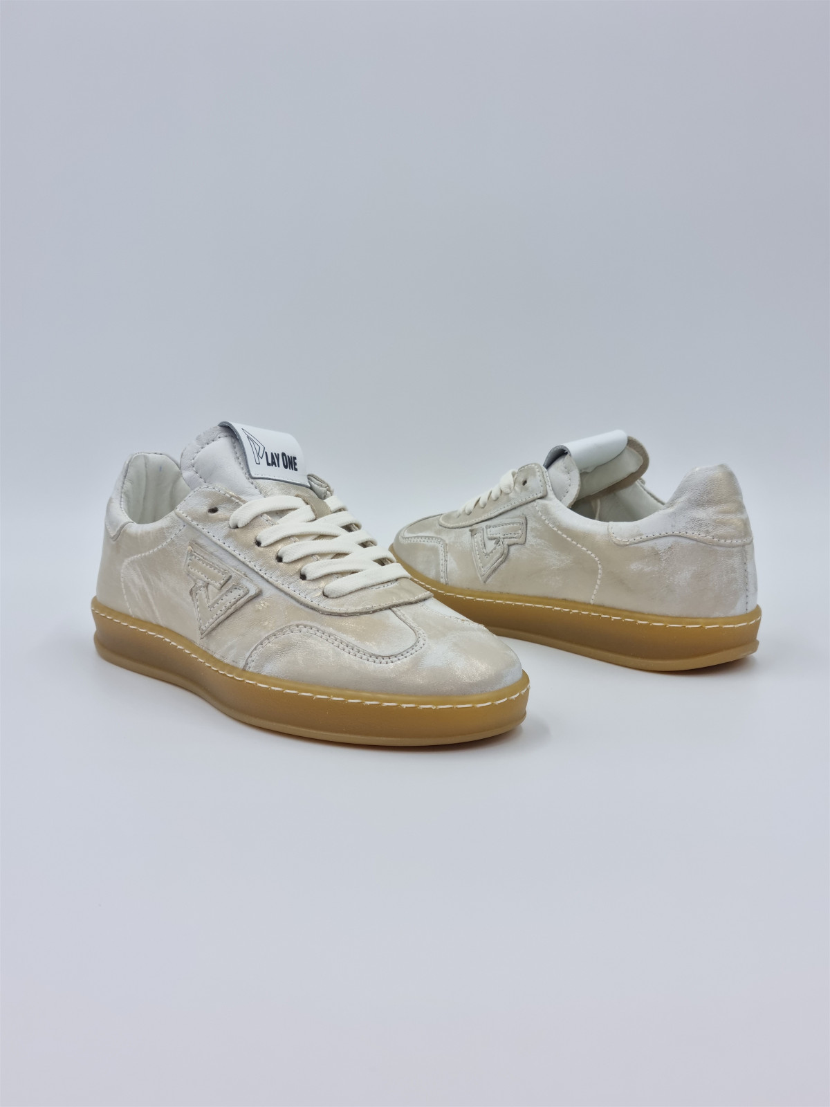 bolt cuir or délavé