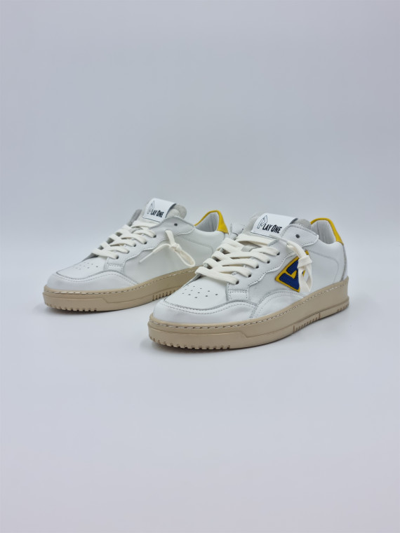 venus cuir blanc jaune