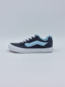 knu skool retro spor nubuck/textile grey/blue